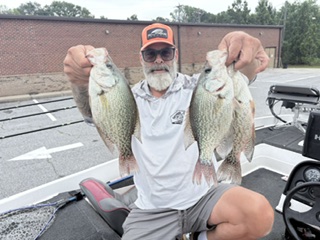 Crappie fishing on Lake Lanier