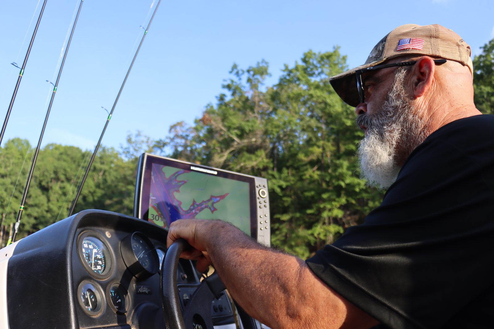 Captain John crappie fishing charter Lake Lanier