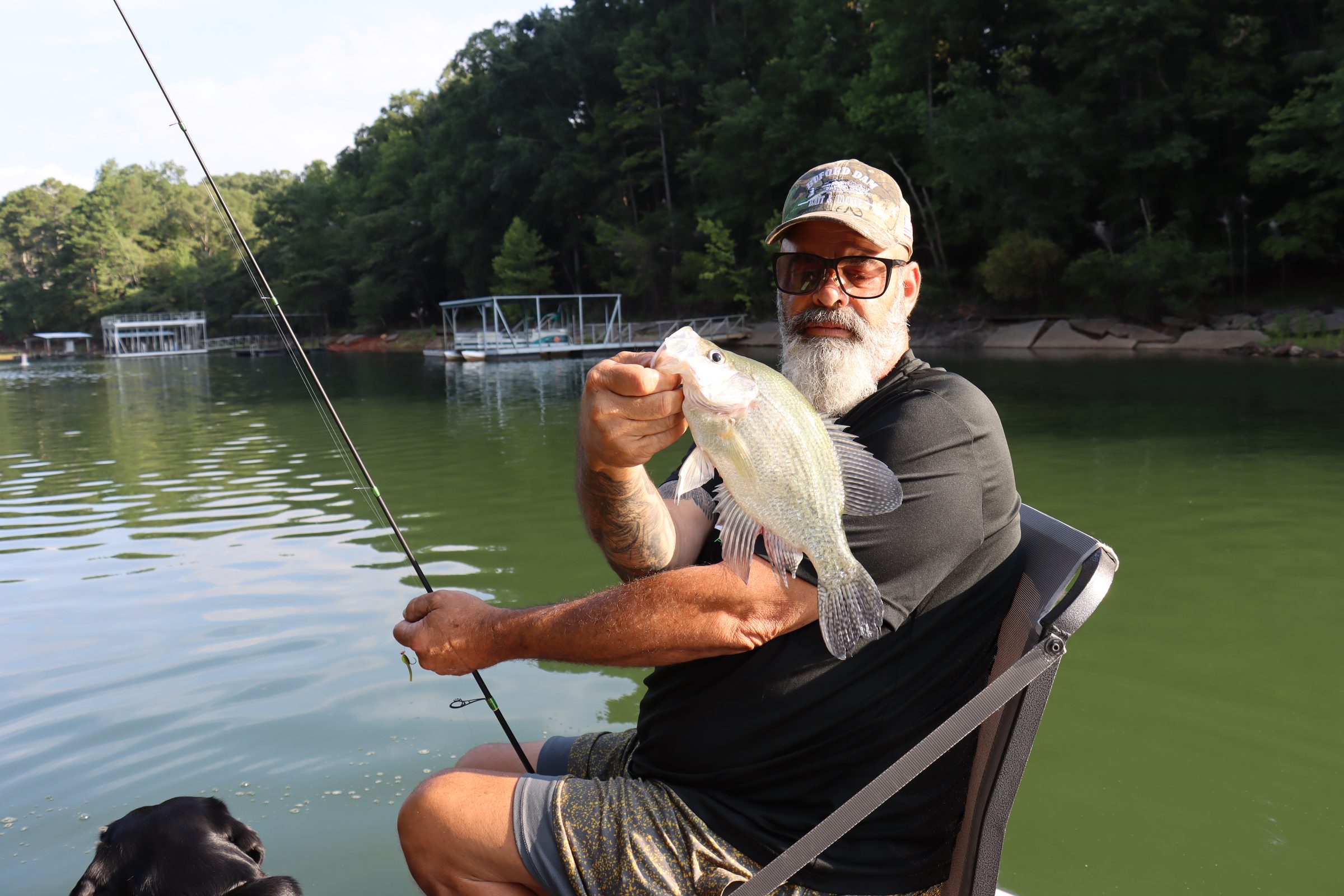 Crappie fishing on Lake Lanier