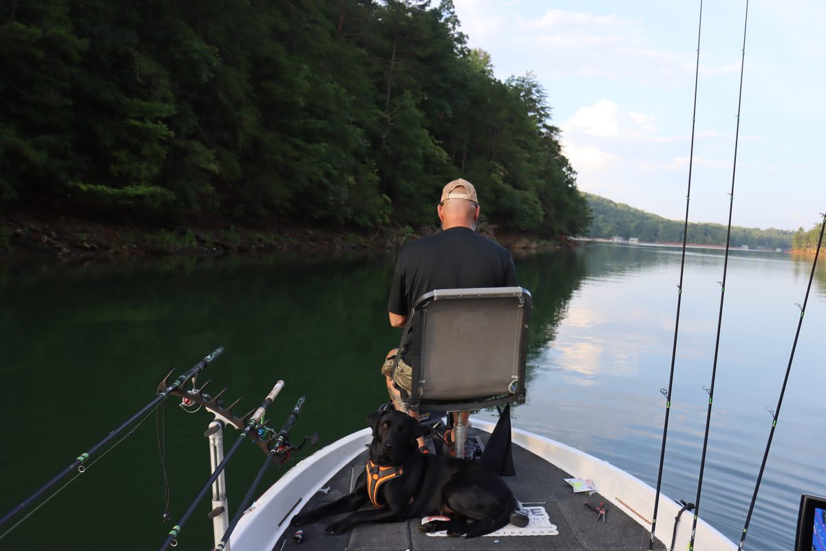 Afternoon crappie trolling trip